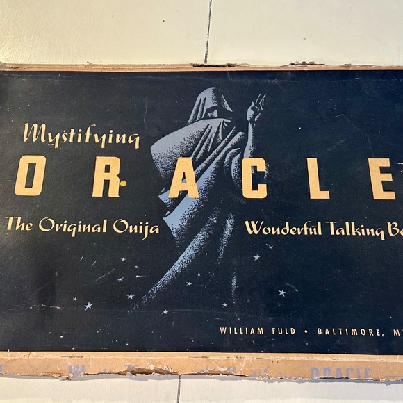 Rare William Fuld Mystifying Oracle Ouija Board with Planche and Box - Picture 12 of 14